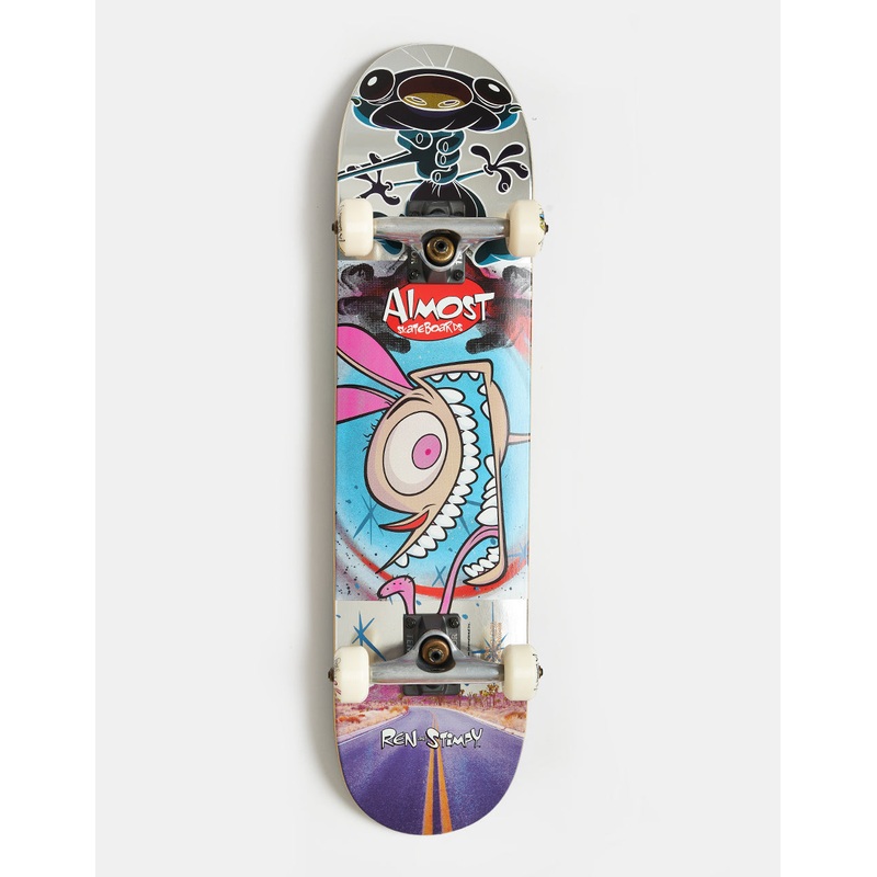 Almost x Ren & Stimpy Freakout Premium Mid Complete Skateboard – 7.375
