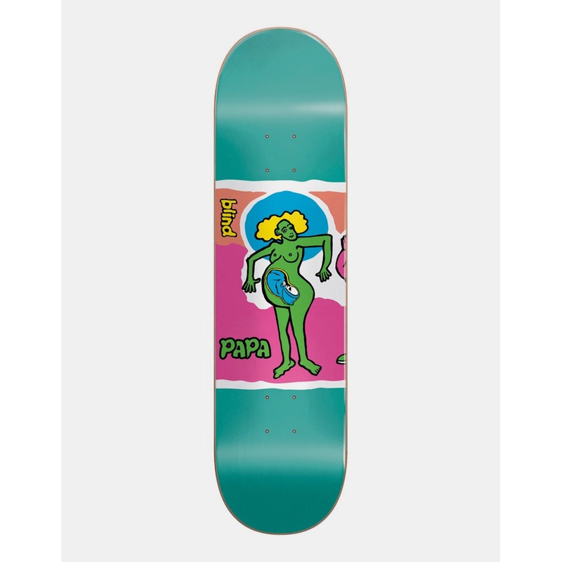Blind Papa Color Portrait Super Sap R7 Skateboard Deck – 8
