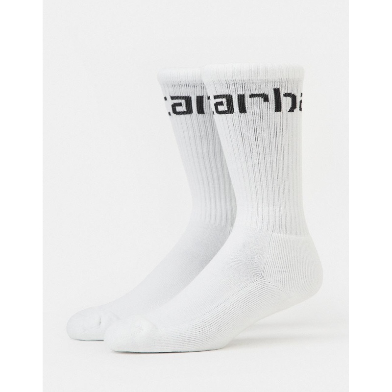 Carhartt WIP Carhartt Crew Socks – White/Black