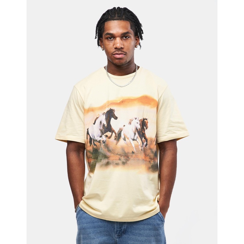 Columbia Explorers Canyon T-Shirt – Lemon Wash/Wildly & Free