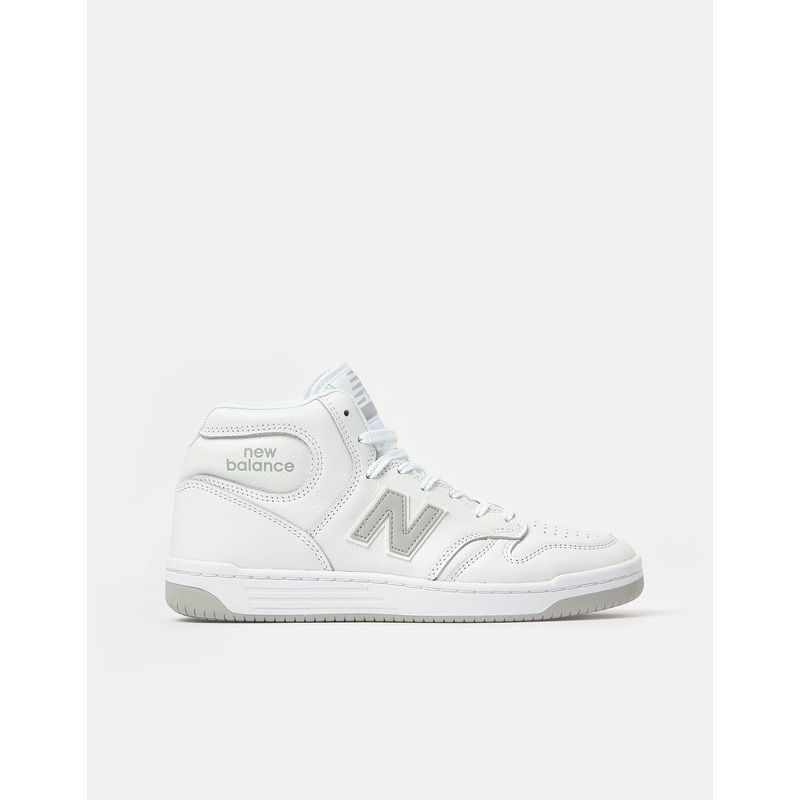 New Balance Numeric 480 High Skate Shoes – White/Grey
