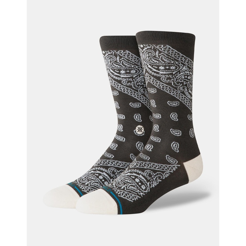 Stance Barrio Crew Socks – Washed Black