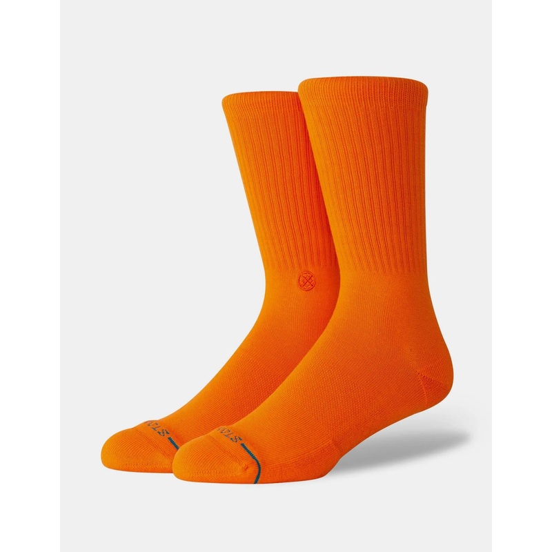 Stance Icon Crew Socks – Orange
