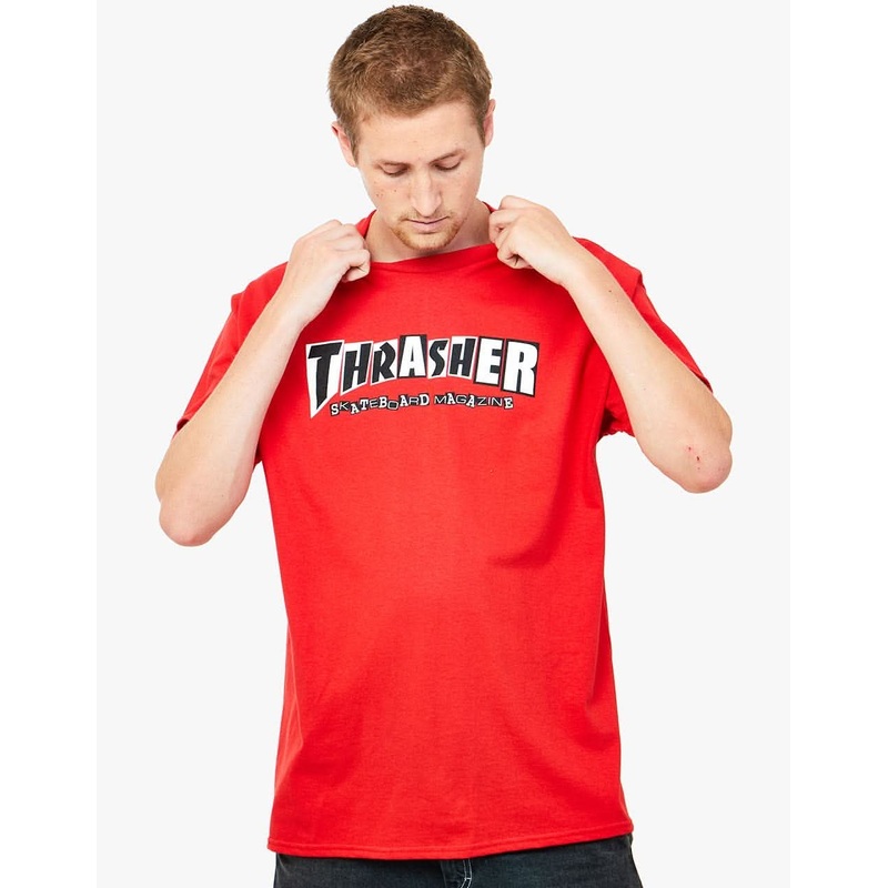 Thrasher x Baker Pullover T-Shirt – Red