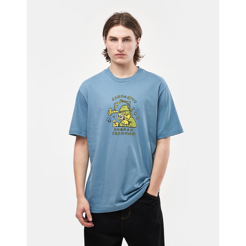 Carhartt WIP Precision Work T-Shirt – Clay Blue