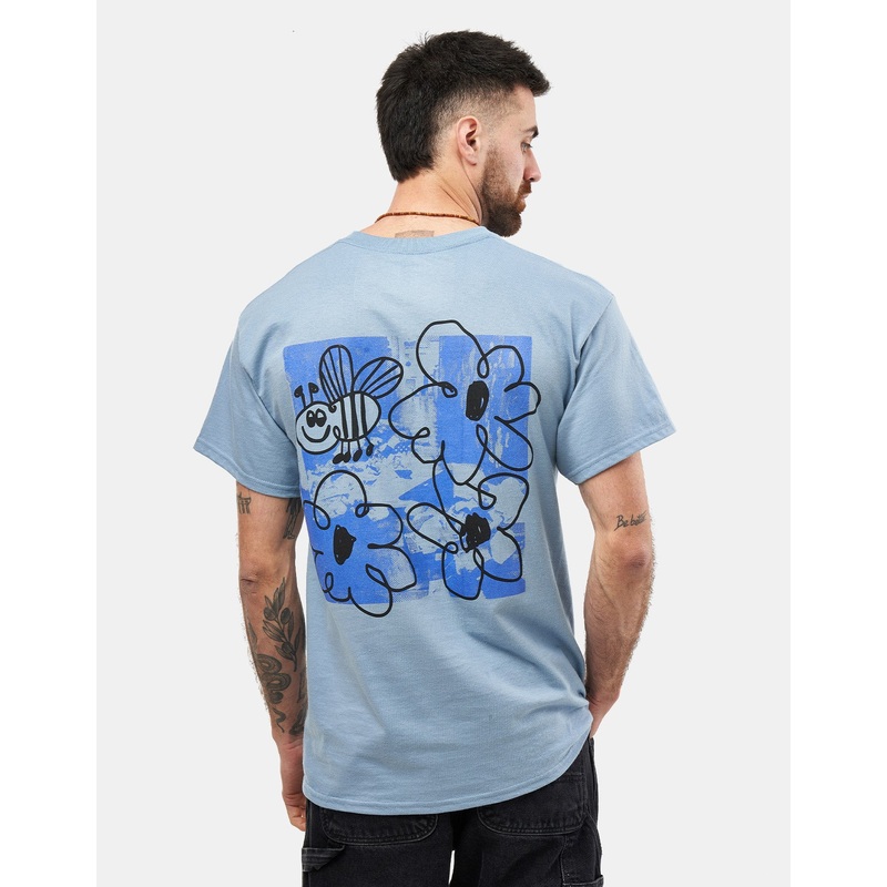 Buzzin T-Shirt – Stone Blue