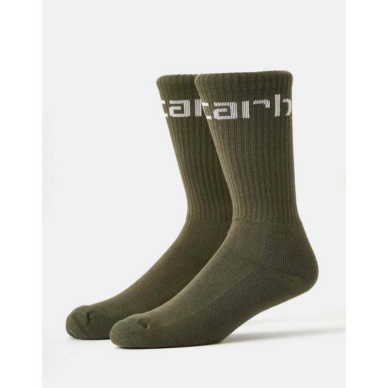 Carhartt WIP Carhartt Crew Socks – Turtle/Air Pink