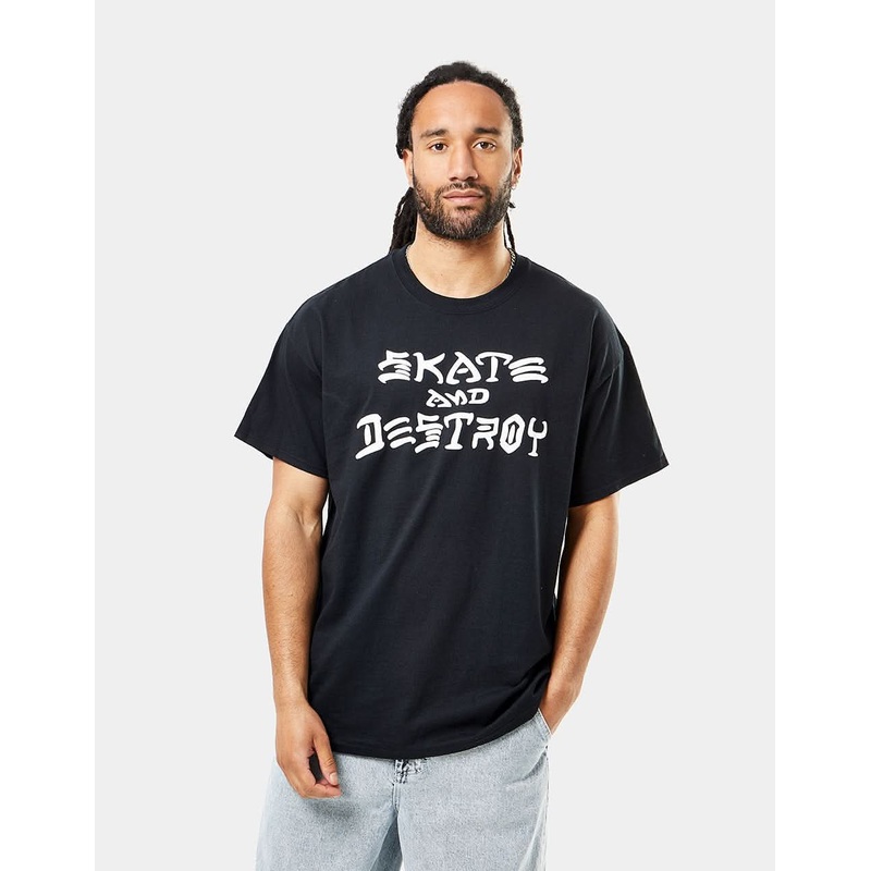 Thrasher Skate and Destroy T-Shirt – Black