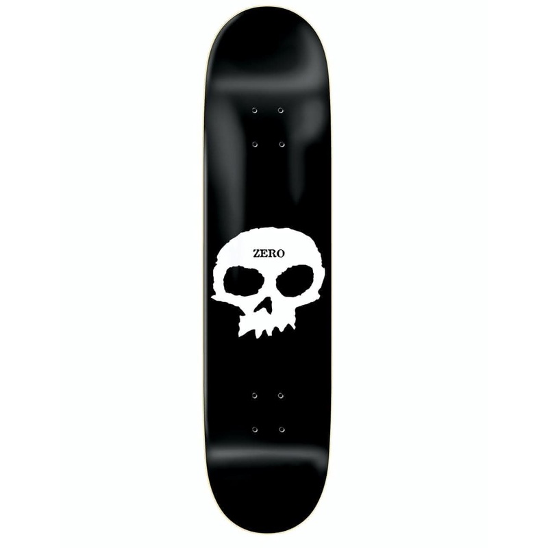 Zero Single Skull Skateboard Deck