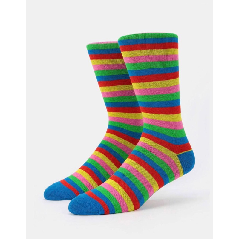 Rainbow Striped Socks – Multi