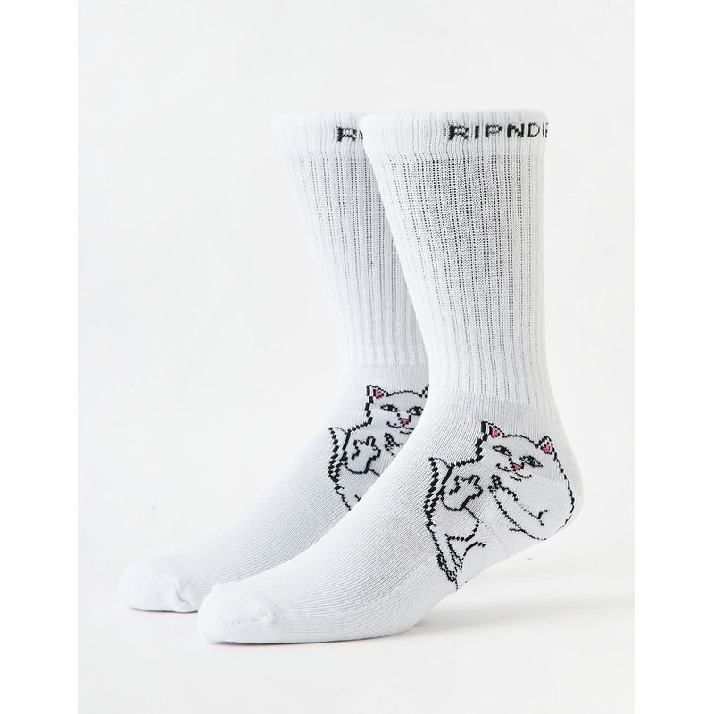 RIPNDIP Lord Nermal Socks – White