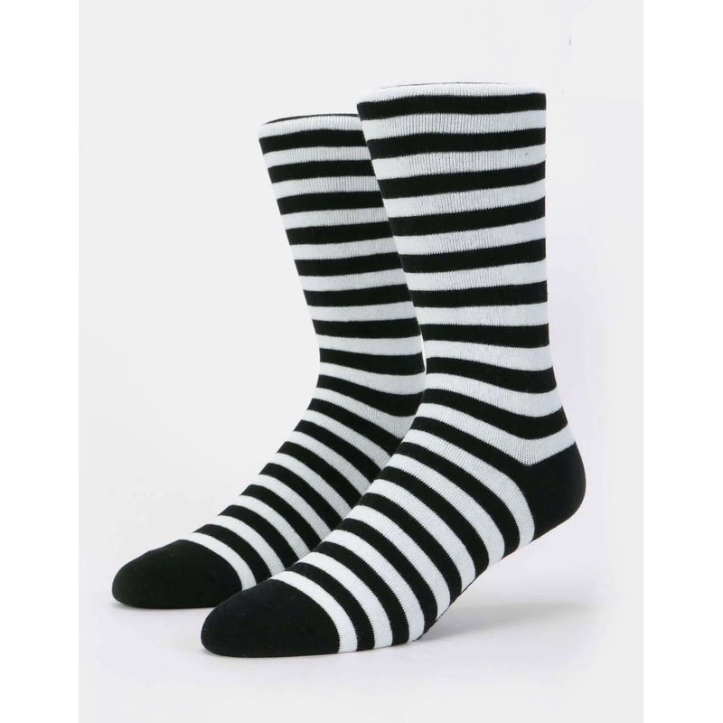 Striped Socks – Black/White