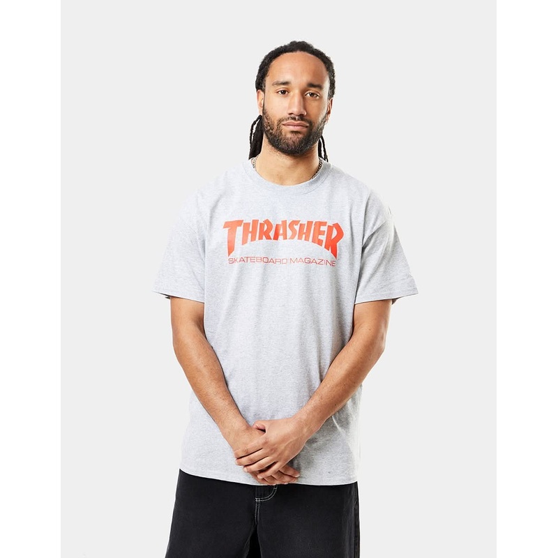 Thrasher Skate Mag T-Shirt – Heather Grey