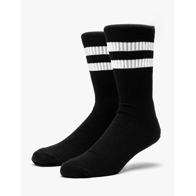 Classic Crew Socks – Black/White