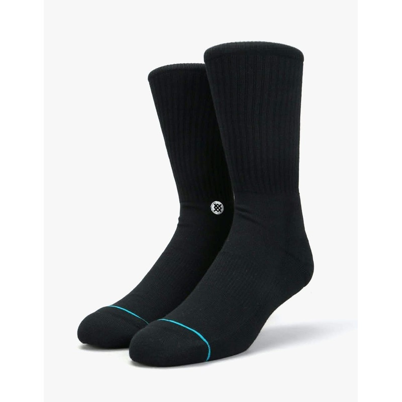 Stance Icon Classic Crew Socks – Black