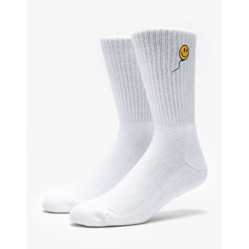 Happy Crew Socks – White