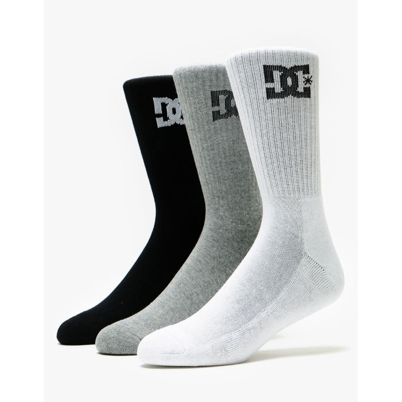 DC Crew 3 Pack Socks – Assorted