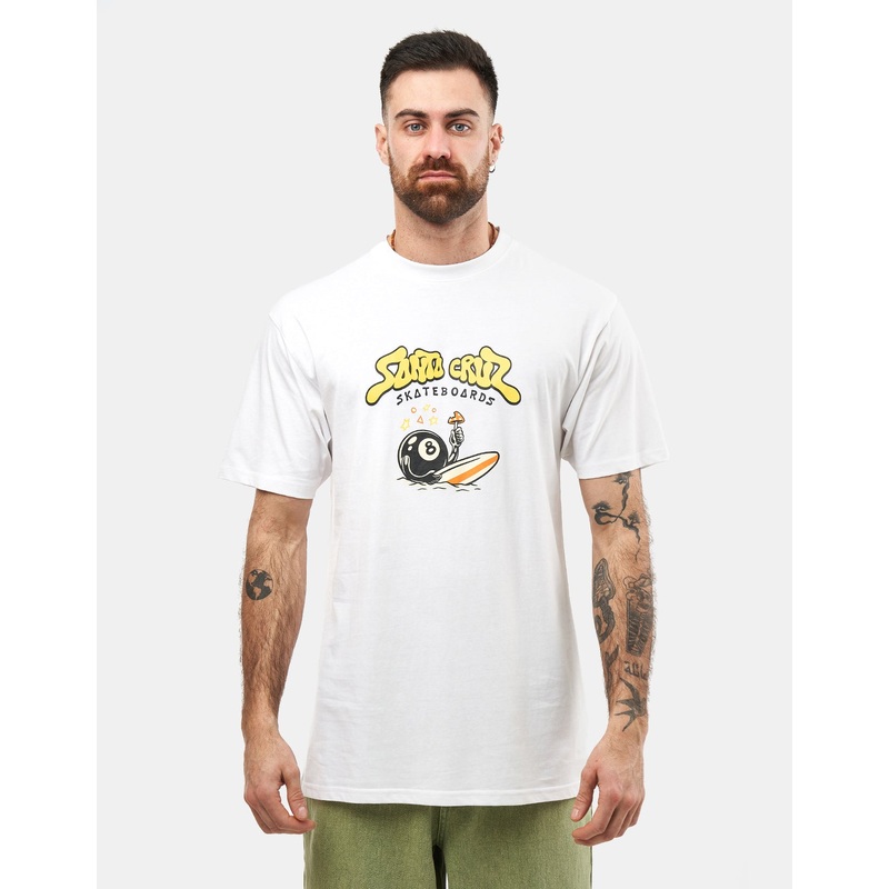 Santa Cruz Winkowski Surf Front T-Shirt – White