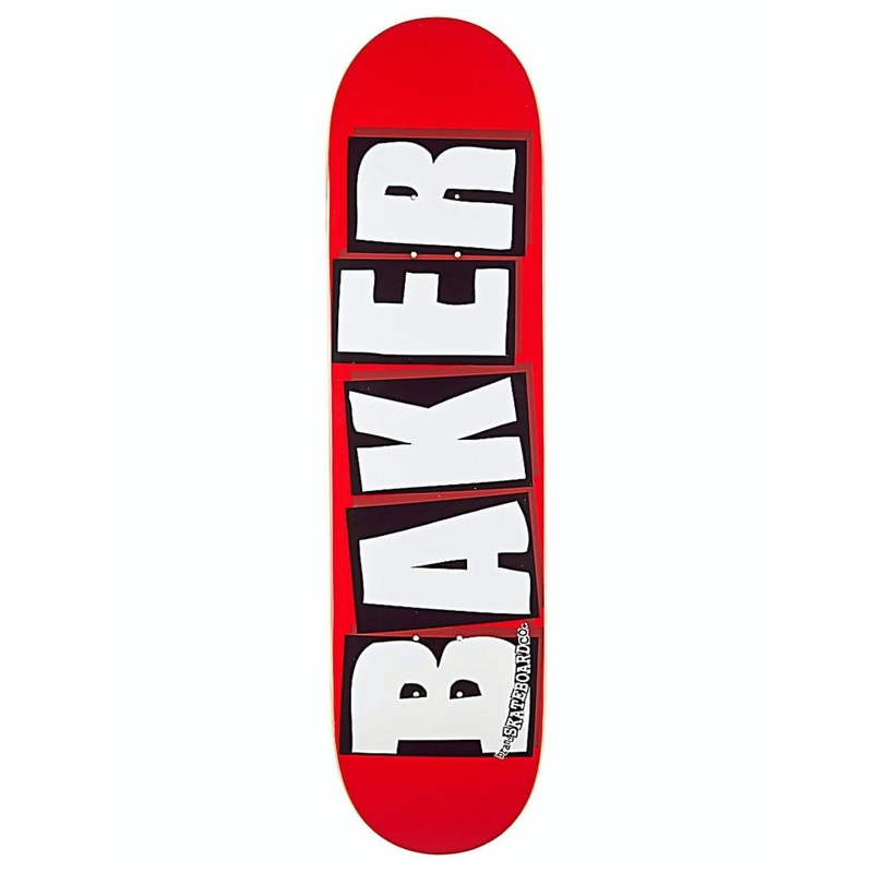 Baker Brand Logo Skateboard Deck – White