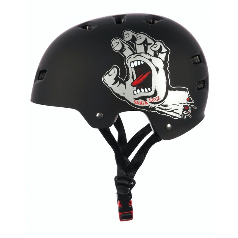 Bullet x Santa Cruz Screaming Hand Helmet – Matt Black