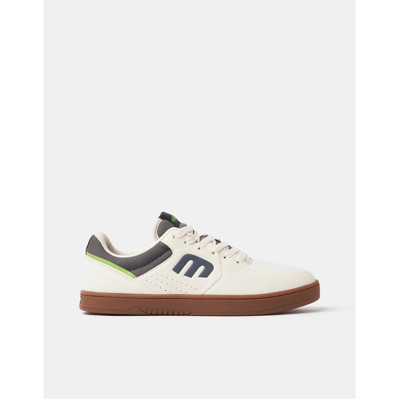 Etnies x Michelin Marana Skate Shoes – White/Grey/Gum