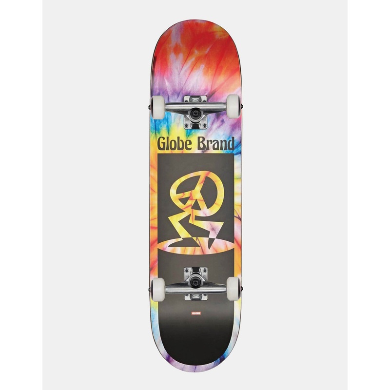Globe Kids Peace Man Mid Complete Skateboard – 7.6