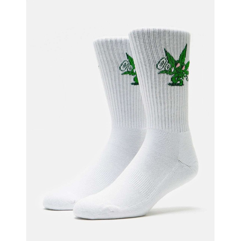 Best Bud Crew Socks – White