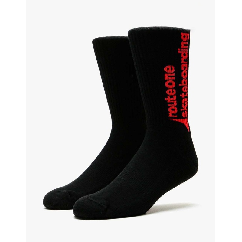 Park Logo Crew Socks – Black