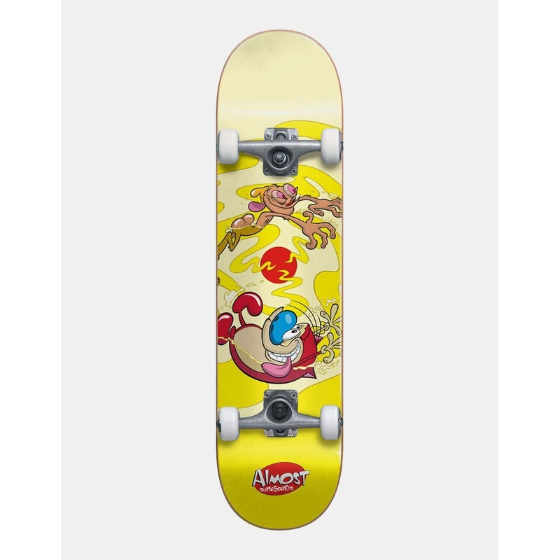 Almost x Ren & Stimpy Drain Complete Skateboard – 8