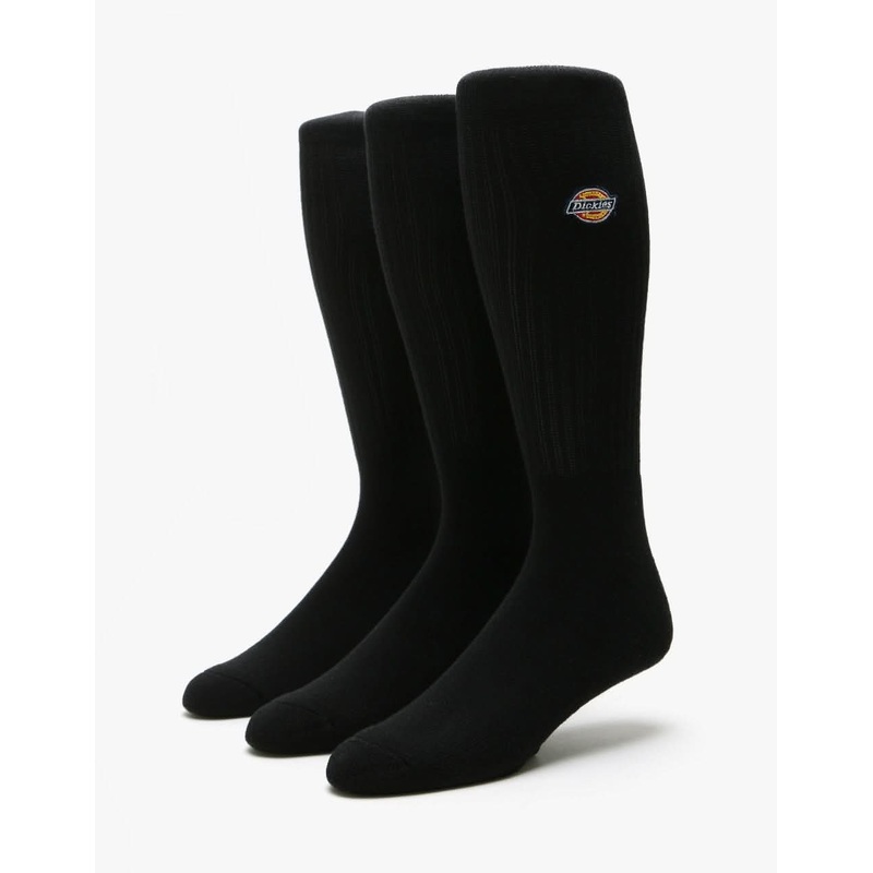 Dickies Valley Grove 3-Pack Socks – Black