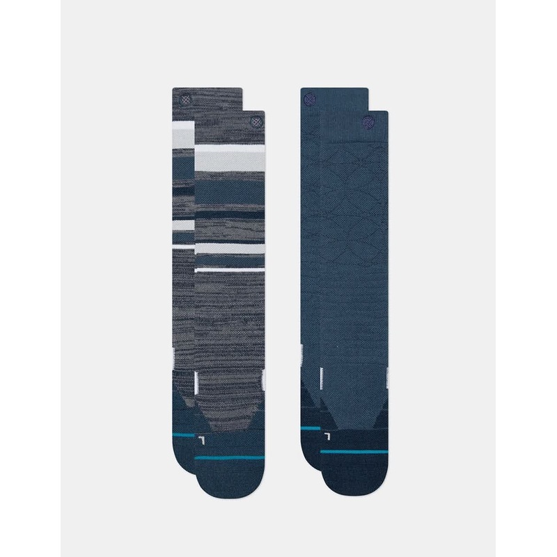 Stance Bobbin 2 Pack Snowboard Socks – Navy