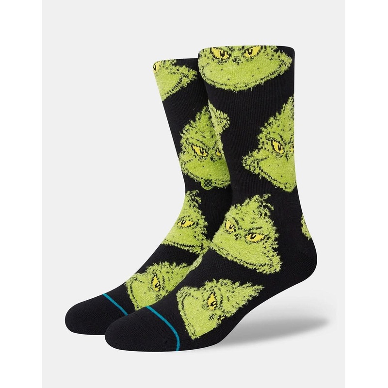 Stance x The Grinch Mean One Crew Socks – Black