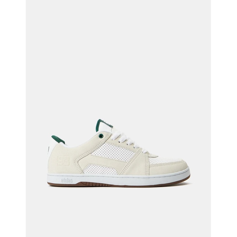 Etnies MC Rap Lo Skate Shoes – White/Green