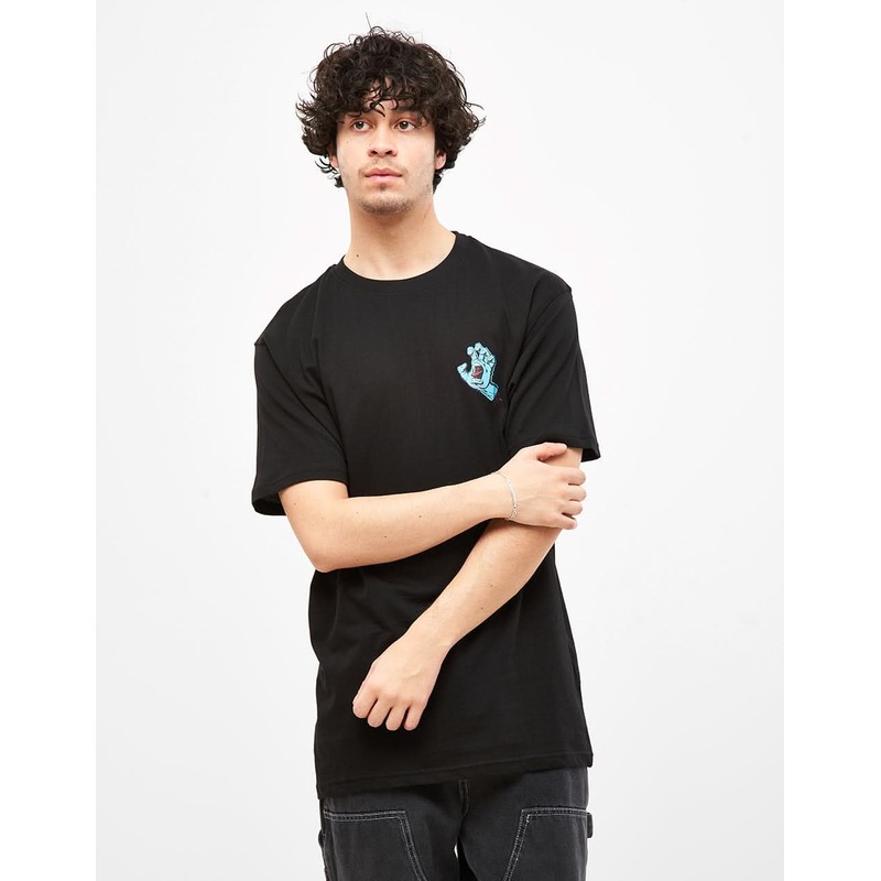 Santa Cruz Screaming Hand Chest T-Shirt – Black