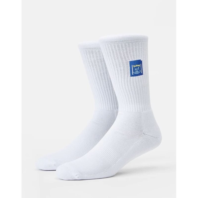 Cartridge Crew Socks -White
