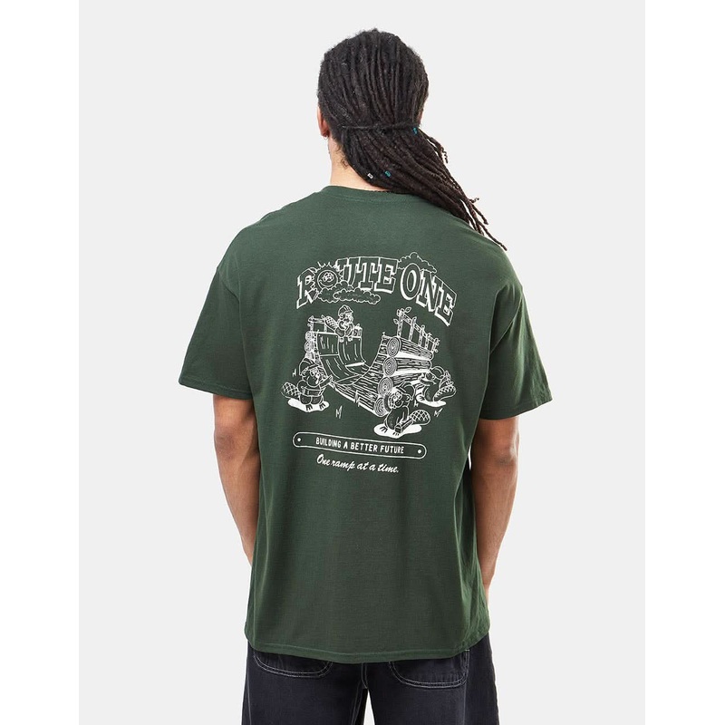 Construction T-Shirt – Forest Green