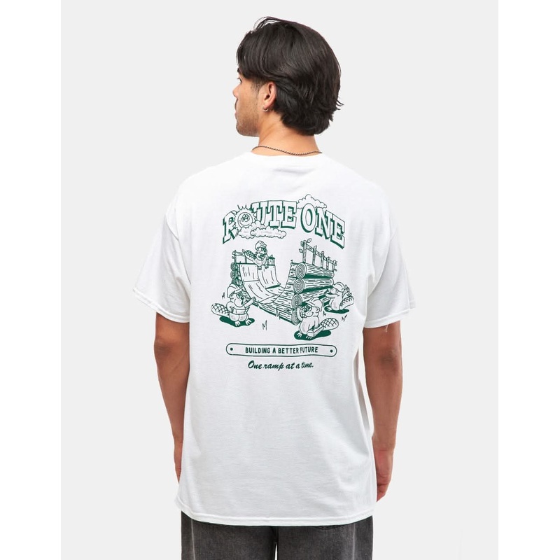 Construction T-Shirt – White