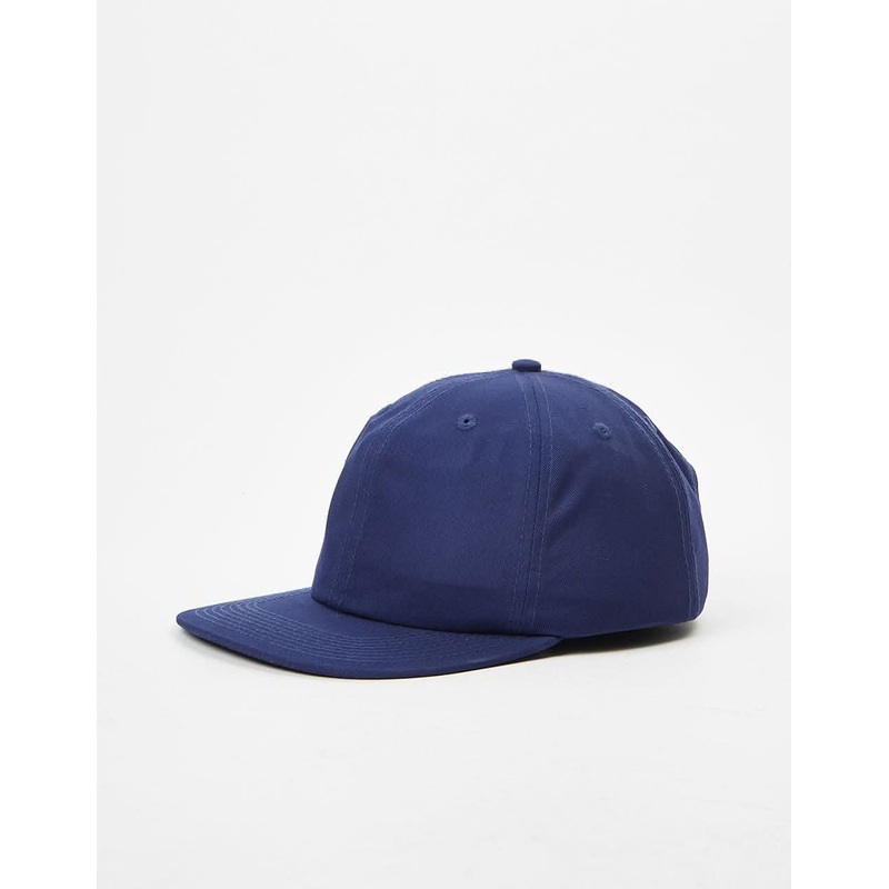 6 Panel (Unstructured) Cap – Washed Navy