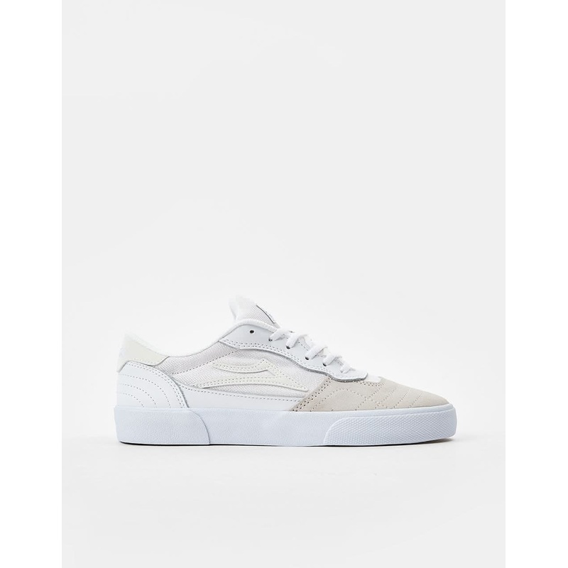Lakai Cambridge Skate Shoes – White/Reflective Suede