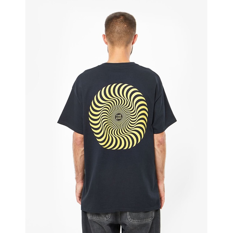 Spitfire Classic Swirl T-Shirt – Black/Gold