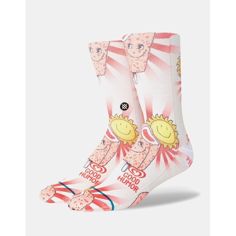 Stance x Ice Cream Icons Good Humor Crew Socks – Pink