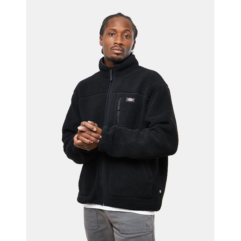 Dickies Mount Hope Full Zip Fleece – Black