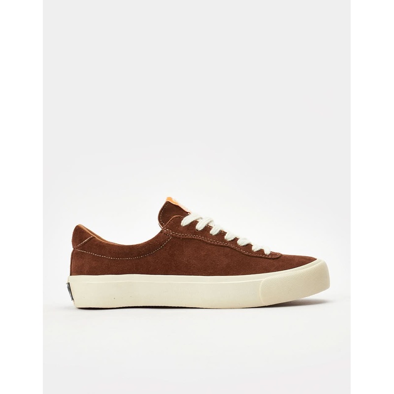 Last Resort AB VM001 Suede Lo Skate Shoes – Choc Brown/White