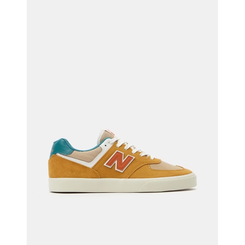 New Balance Numeric 574 Skate Shoes – Wheat/Vintage Teal