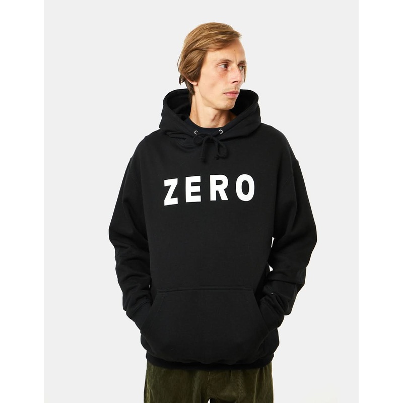 Zero Army Pullover Hoodie – Black/White