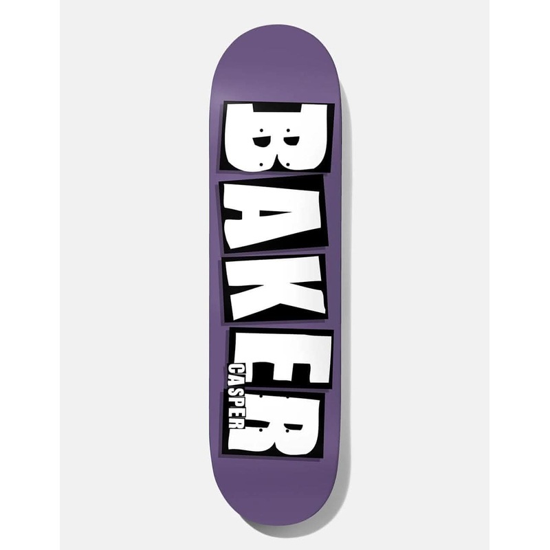 Baker Casper Brand Name Dip Skateboard Deck – 8