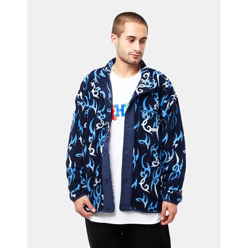 HUF Static Polar Fleece – Navy