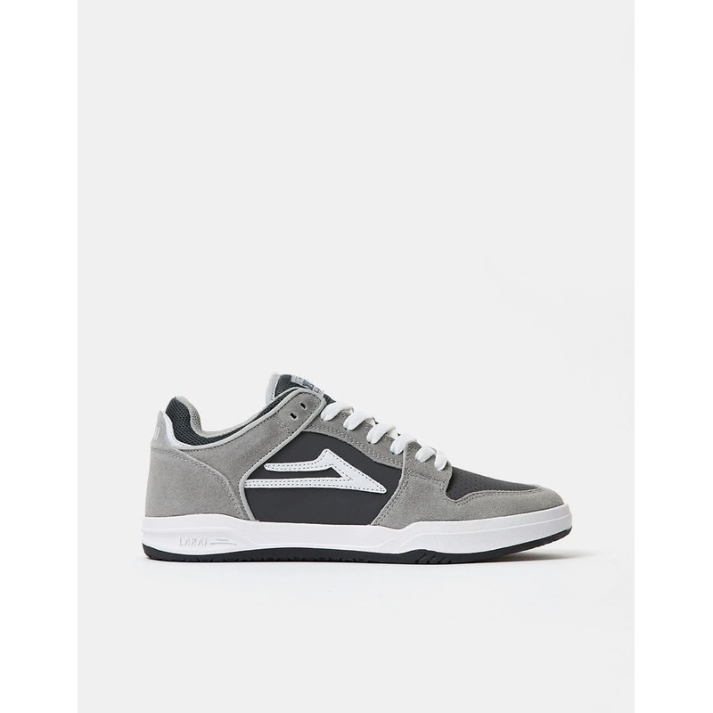Lakai Telford Low Skate Shoes – Light Grey Suede