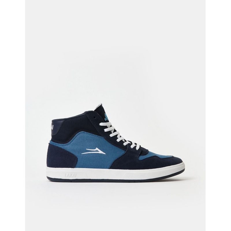 Lakai Villa Skate Shoes – Slate/Navy Suede