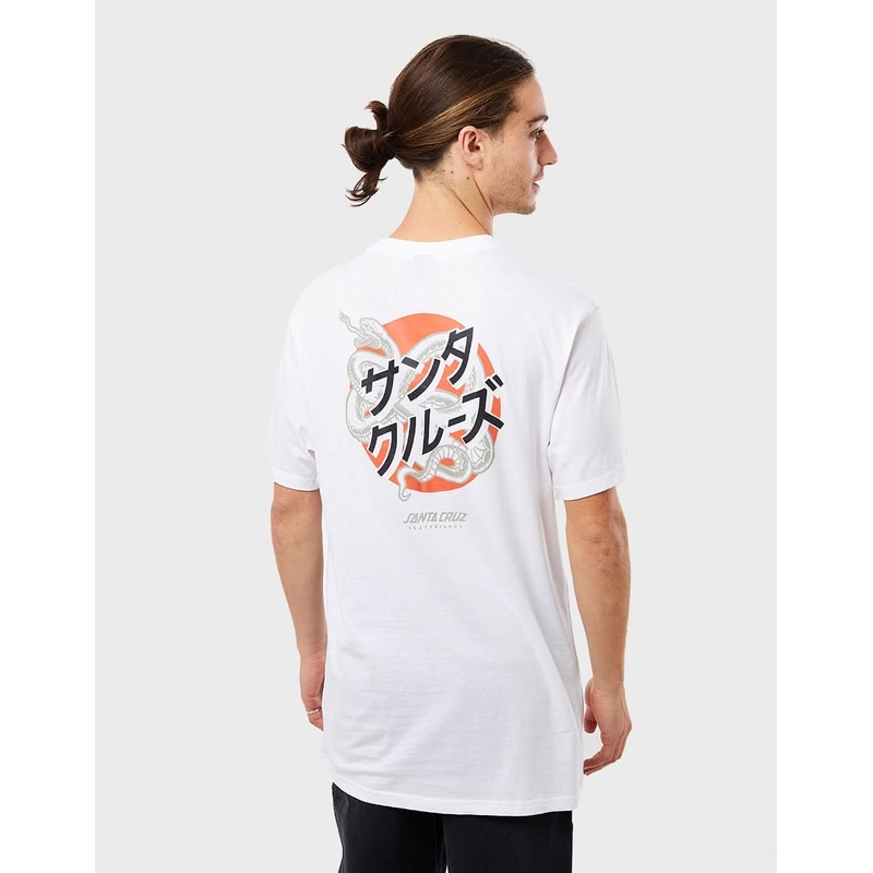Santa Cruz Serpent Japanese Dot UK EXCLUSIVE T- Shirt – White